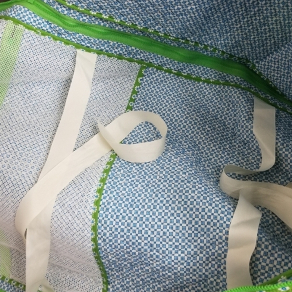 Vera Bradley Green Apple Garment Bag Retired 2004 - Picture 13 of 16